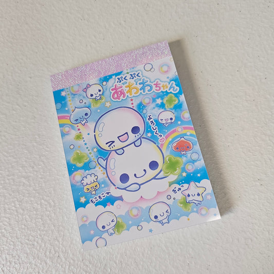 Awawa chan Mini Memo Pad Kawaii Stationery Collectible Gifts