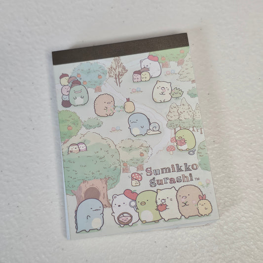 Sumikko Gurashi San-x Mini Memo Pad Japan Kawaii Stationery Collectible Gifts