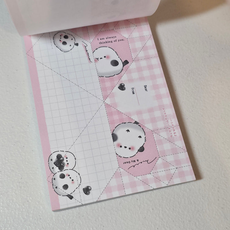 Crux Kotori Large Memo Pad Rain Kawaii Stationery Notepad Collectible Gifts