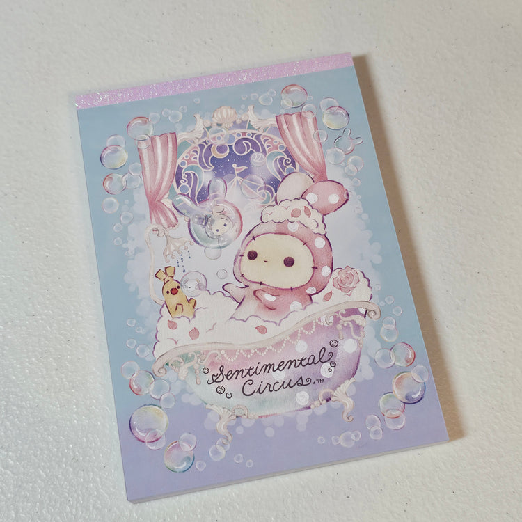 San-x Sentimental Circus Large Memo Pad Kawaii Stationery Notepad Collectible Gifts