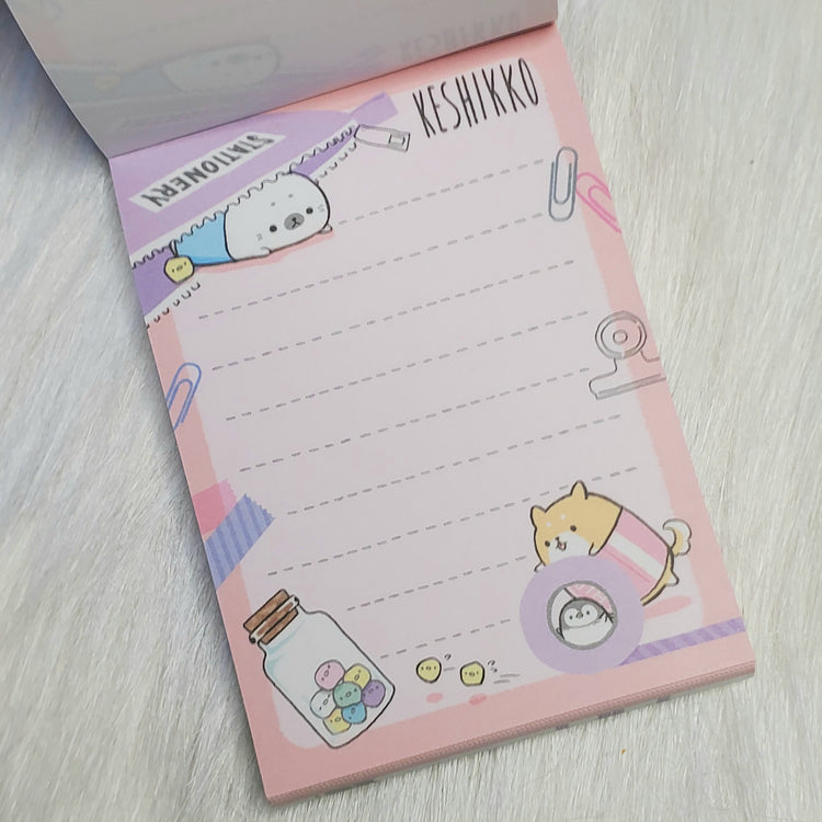 Keshikko Mini Memo Pad Stationery Collectible Gifts B