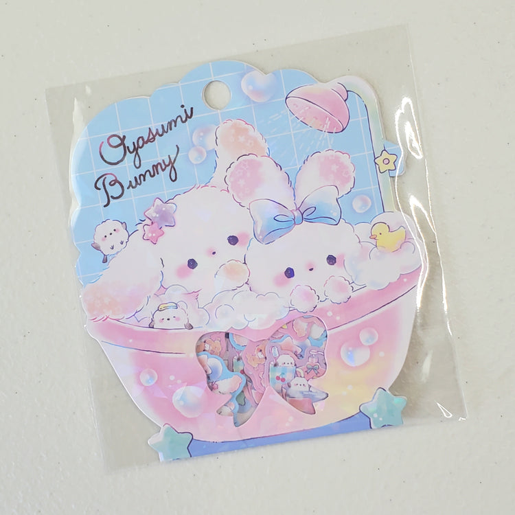 Oyasumi Bunny Stickers Sticker Pack Sack Kawaii Japan