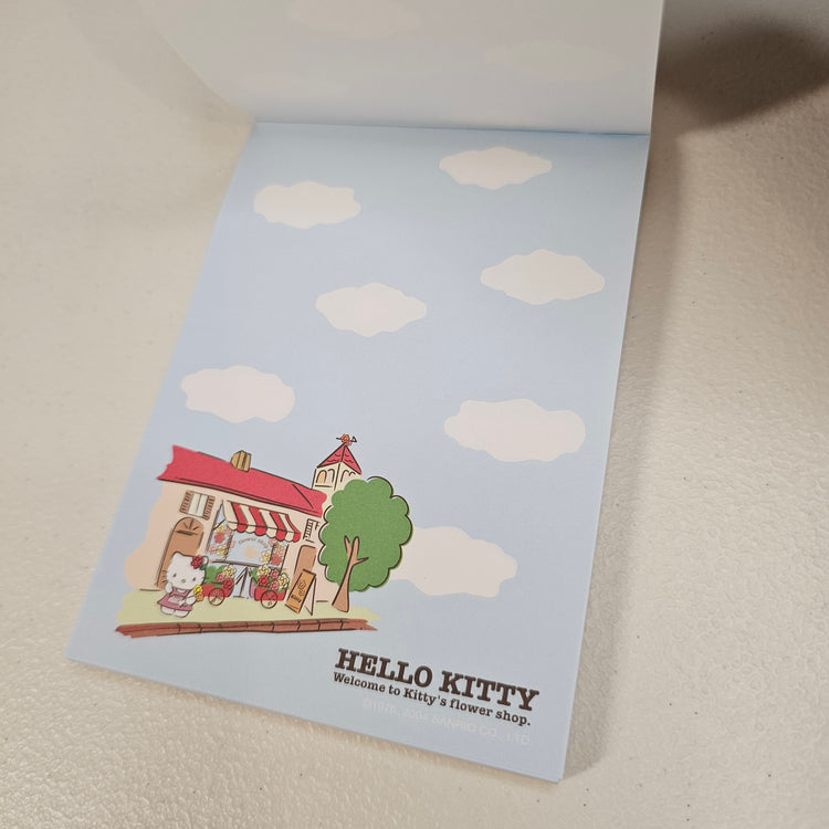Hello Kitty Large Memo Pad Kawaii Stationery Notepad Collectible Dead Stock