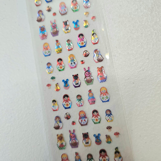 Vintage Kawaii Stickers Sticker Sheet Japan Collectible Cute Gifts