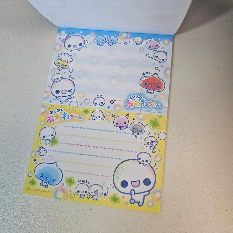 Awawa chan Large Memo Pad Sticker Page Kamio Kawaii Japan