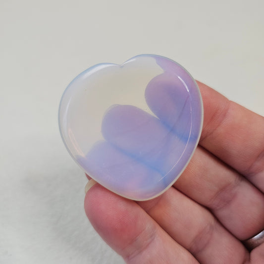 Opalite Worry Pocket Stone BONUS Info Card Gifts