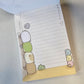 Sumikko Gurashi Memo Pad Sticker Sheet  Kawaii Stationery Collectible Gifts Used