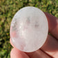Clear Quartz Beautiful Worry Pocket Stone Crystals Mineral BONUS Info Card Gifts