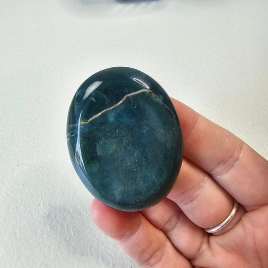 Ocean Jasper Worry Pocket Stone Crystals Mineral Stones BONUS INFO CARD Gifts