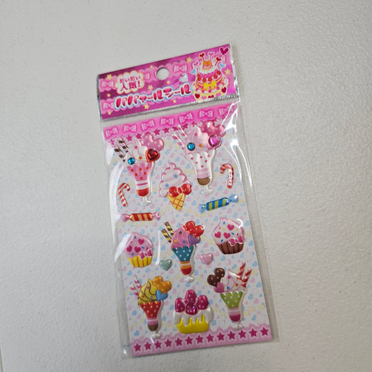 Lemon Co. Kawaii Stickers Sticker Sheet Vintage Japan Collectible Cute Gifts