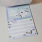 Crux Kotori Large Memo Pad Rain Kawaii Stationery Notepad Collectible Gifts