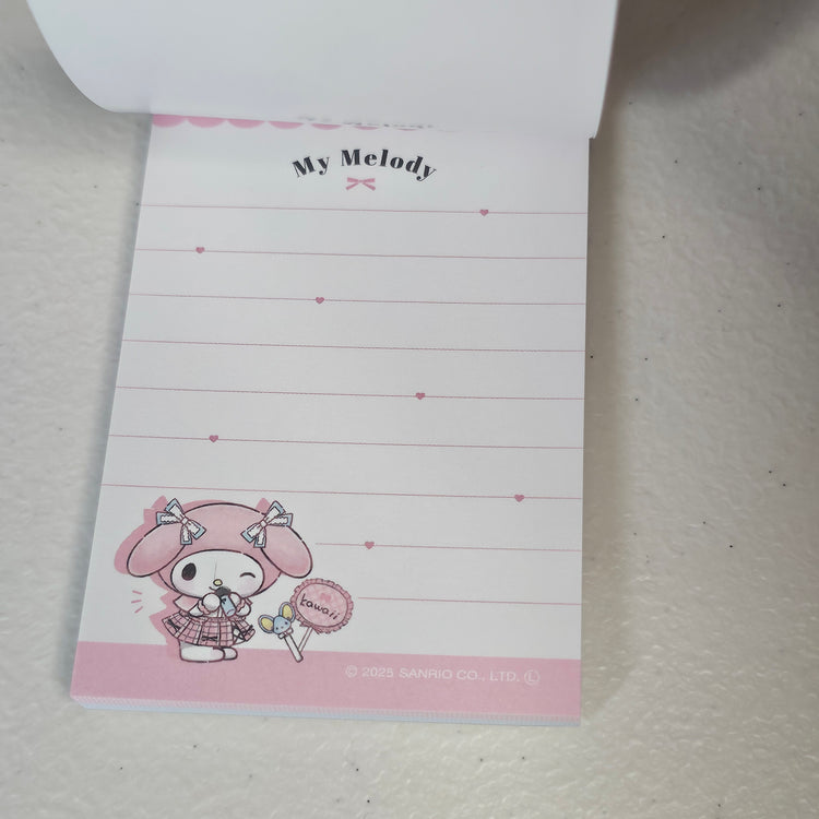 My Melody Mini Memo Pad Japan Kawaii Stationery Collectible Gifts Deadstock