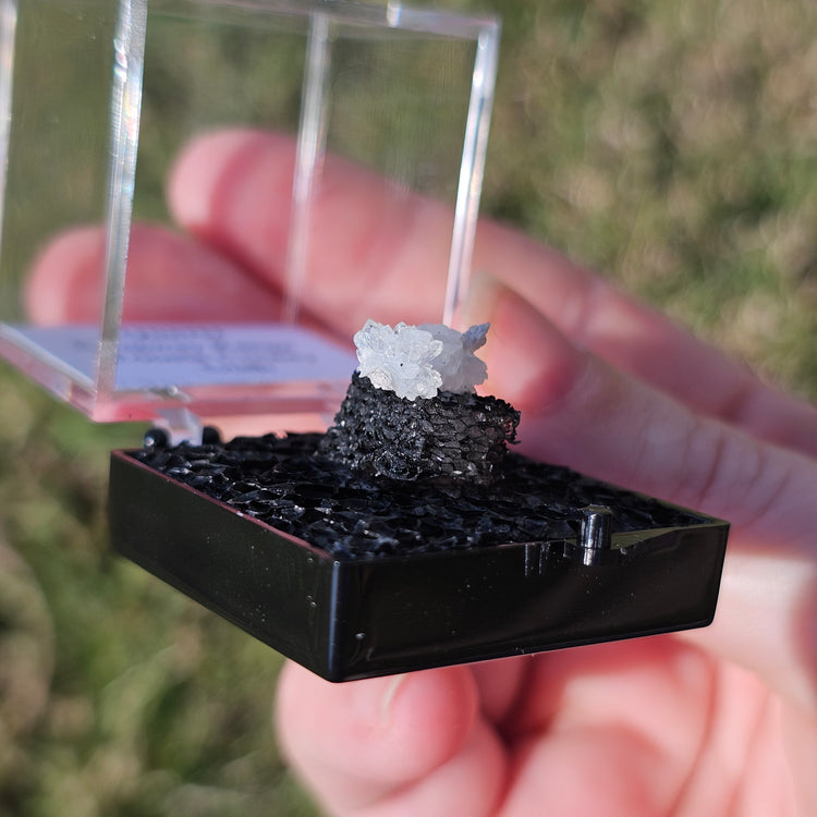 Quartz Flower Crystals Minerals Thumbnails Natural Specimen Collectible