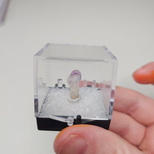 Amethyst Scepter Crystals Minerals Thumbnails Natural Specimen Collectible