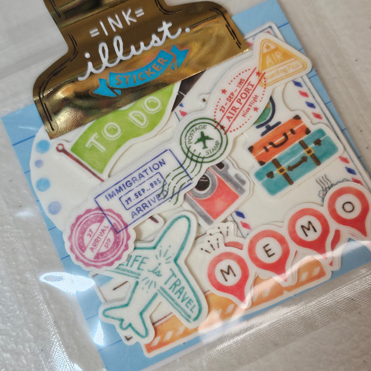 Mind Wave Inc. Journey Japan Stickers Sticker Flakes Kawaii Collectible Cute