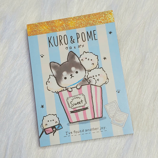 Kuro & Pome Kamio Kawaii Mini Memo Pad Stationery Collectible Gifts