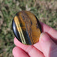 Tiger's Eye Worry Pocket Stone BONUS Info Card Gifts
