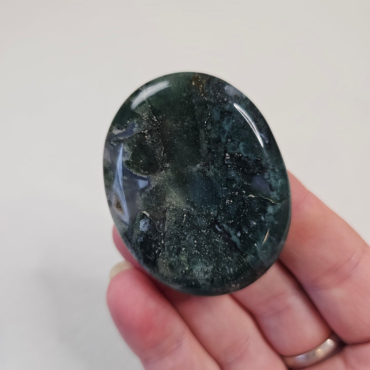 Ocean Jasper Worry Pocket Stone Crystals Mineral Stones BONUS INFO CARD Gifts