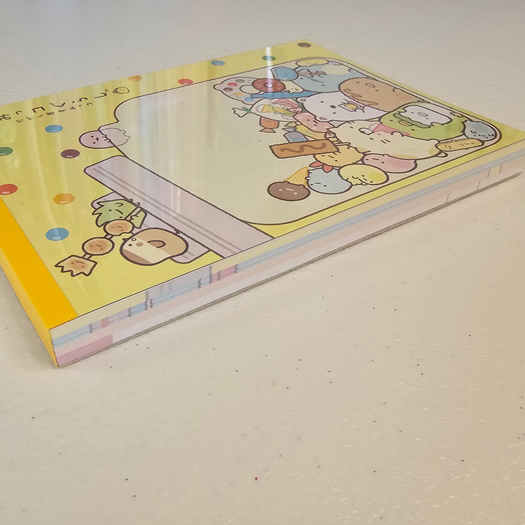 Sumikko Gurashi Memo Pad Kawaii Sticker Page Stationery Collectible Gifts Used