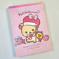San-x Rilakkuma Korilakkuma Large Memo Pad Kawaii Japan