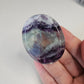Rainbow Fluorite Worry Pocket Stone Crystals BONUS INFO CARD Gifts