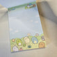 San-x Sumikko Gurashi Large Memo Pad Sticker Page Kawaii Japan
