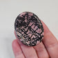 Rhodonite Beautiful Worry Pocket Stone Crystals Mineral BONUS Info Card Gifts