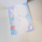 Awawa chan Mini Memo Pad Kawaii Stationery Retro Collectible Gifts