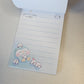 Good Night Moffy Kamio Japan Mini Memo Pad Kawaii Stationery Collectible Gifts