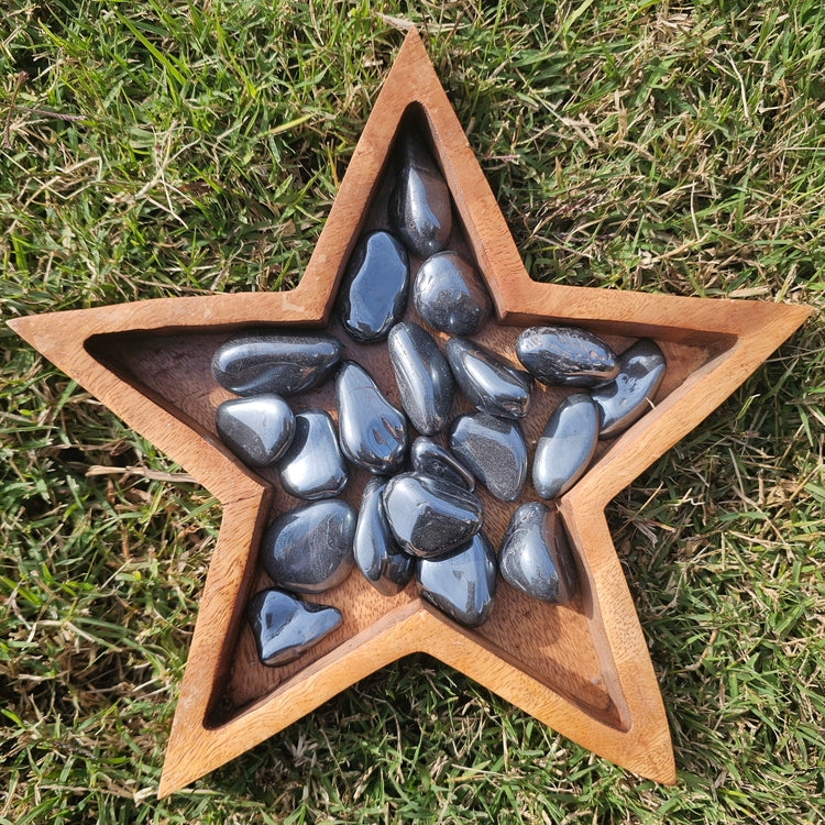 Hematite Stones 1 kilo Crystals Collectible Healing Reiki Polished LOT