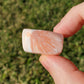 Scolecite Tumble Pocket Stone BONUS INFO CARD Crystals Minerals
