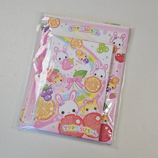 Heisei Rabbits Letterset stationery Set Kawaii Japan Mail Letter Writing Collectible Gifts