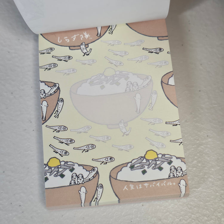 San-x Vintage Fish Mini Memo Pad Japan Kawaii Stationery Collectible Gifts