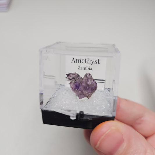 Amethyst Crystals Minerals Thumbnails Natural Specimen Collectible
