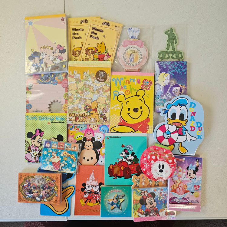 Disney Mixed Stationery Lot Huge Collectible Gifts Japan Deadstock
