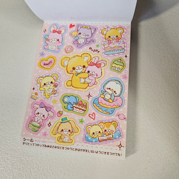 Charming Pops Large Memo Pad Sticker Page Kawaii Stationery Notepad