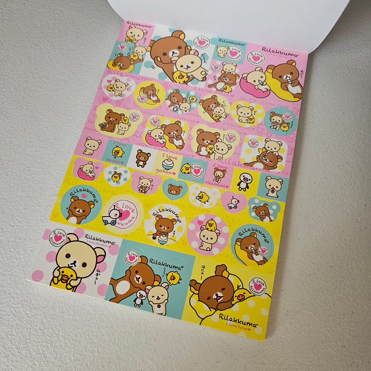 San-x Rilakkuma Large Letter Pad Kawaii Japan Stationery Collectible Gifts