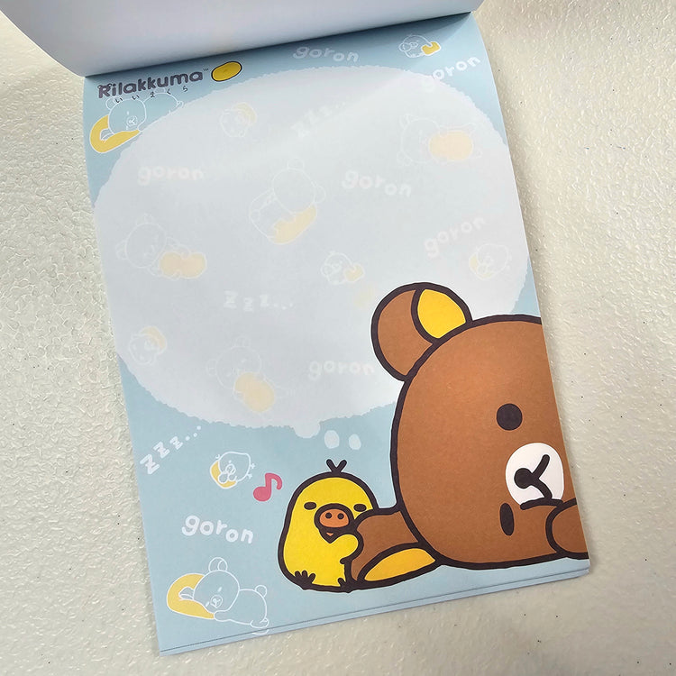 San-x Rilakkuma Large Memo Pad Kawaii Japan