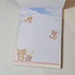 San-x Rilakkuma Korilakkuma Large Memo Pad Kawaii Japan