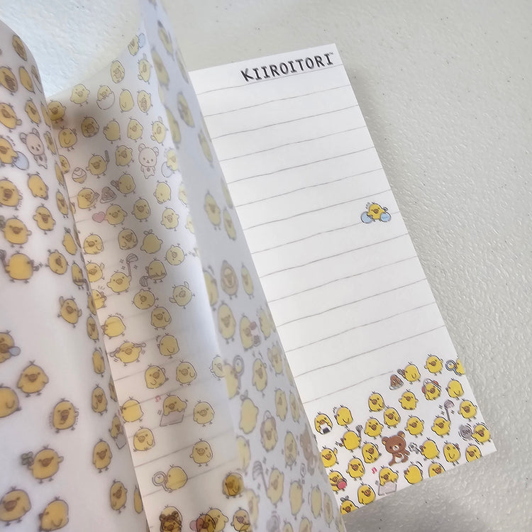 Kiiroitori Memo Pad Kawaii Stationery Collectible Gifts