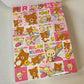 Rilakkuma Large Memo Pad Sticker Page Kawaii Stationery Notepad Collectible