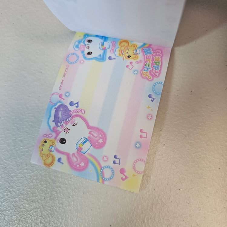 Happy March Mini Memo Pad Kamio Japan Kawaii Stationery Collectible Gifts