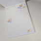 San-x Rilakkuma Large Memo Pad Rain Kawaii Stationery Notepad Collectible Gifts