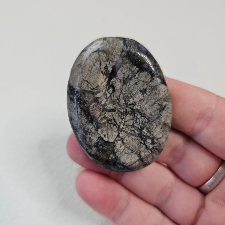 Que Sera Handcrafted Thumb Pocket Stone Anxiety Relief Comfort Gifts BONUS Info Card Gift