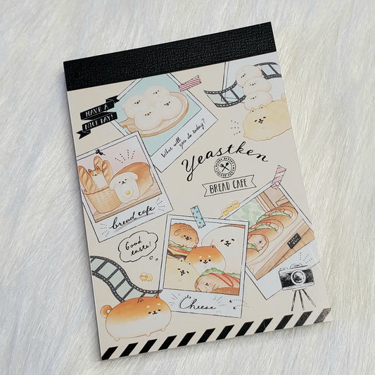 Yeastken Bread Cafe Kamio Kawaii Mini Memo Pad Stationery Collectible Gifts