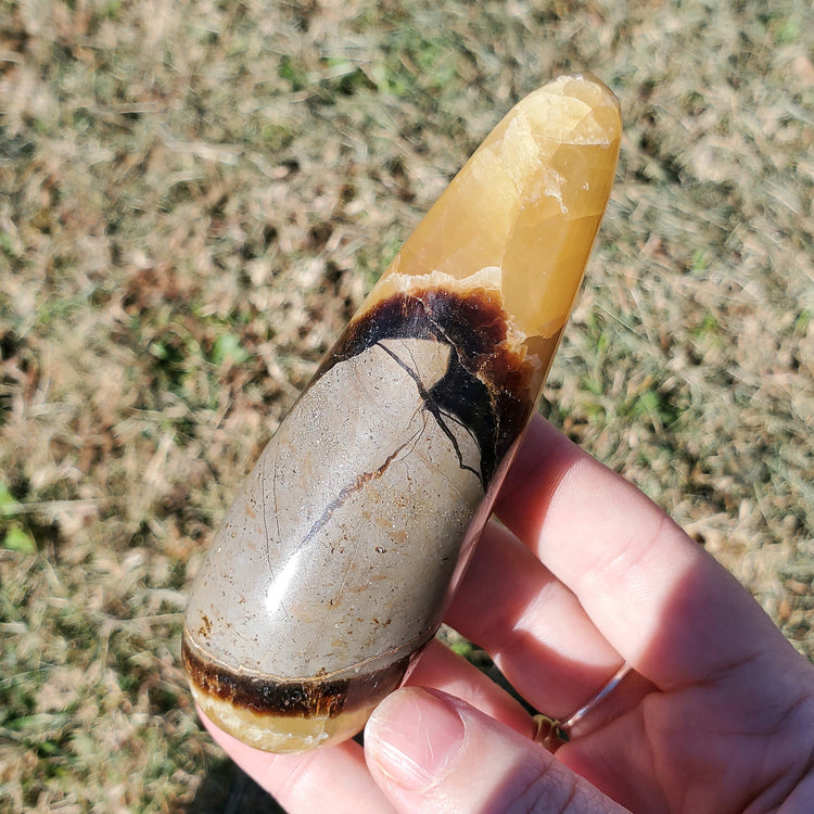 Septarian Massage Wand for Massage Therapy Crystal Healing Acupressure Reiki Energy Work Body