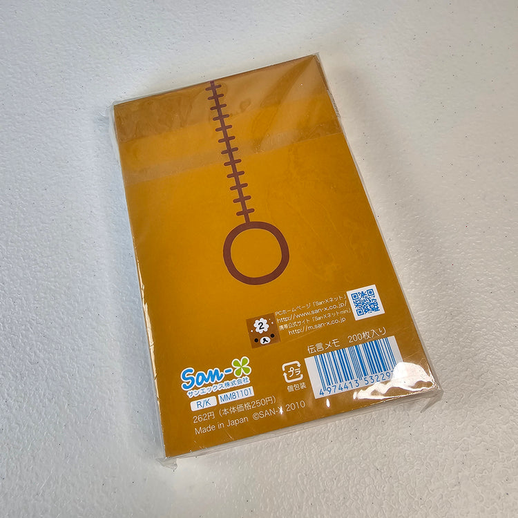 Rilakkuma Desk Memo Pad Kawaii Stationery Notepad Collectible Gifts