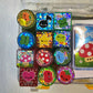 Happy Kawaii Stamp set stampers Japan Retro Collectible Gifts Planner Used