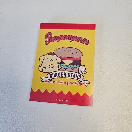 Pompompurin Mini Memo Pad Kawaii Stationery Collectible Gifts Deadstock