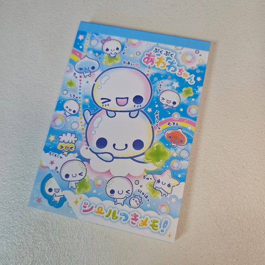 Awawa chan Large Memo Pad Sticker Page Kamio Kawaii Japan